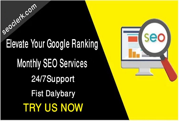 I will elevate your google ranking, monthly SEO serv...