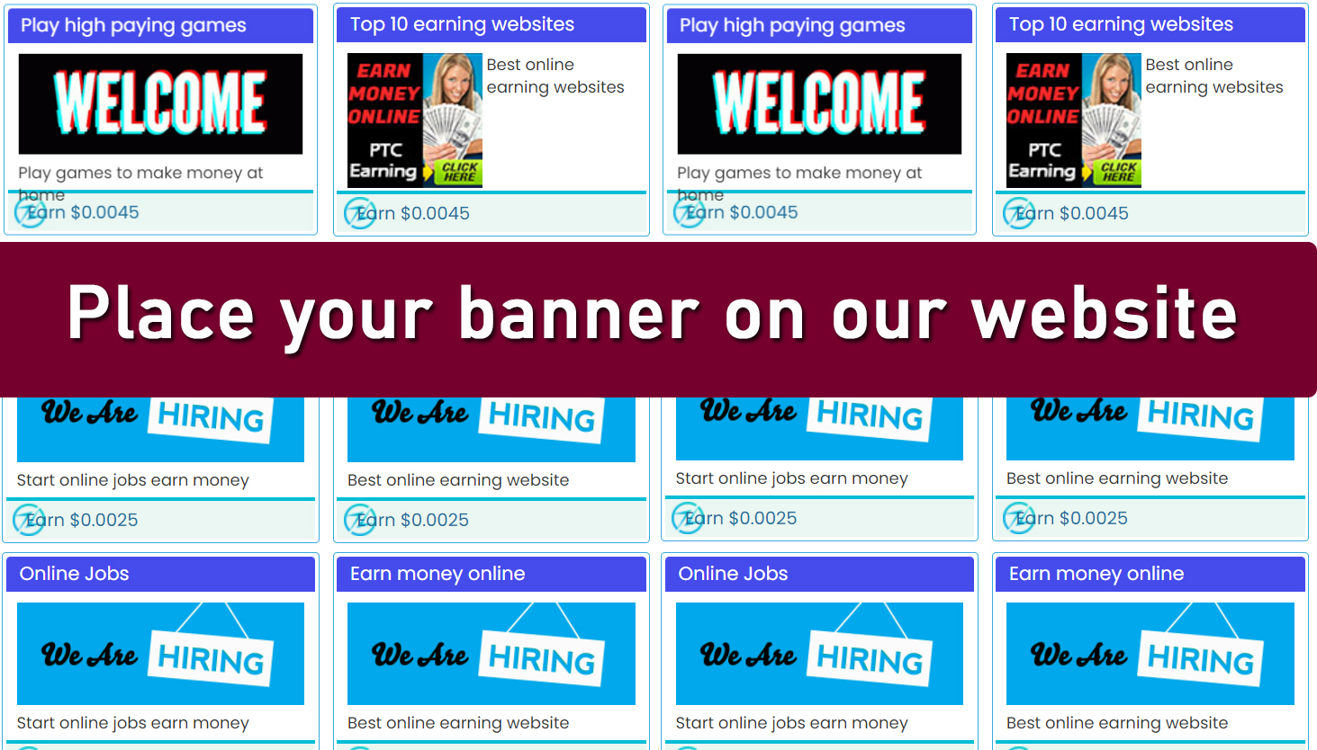 Real traffic for your website banner advertisement - ...