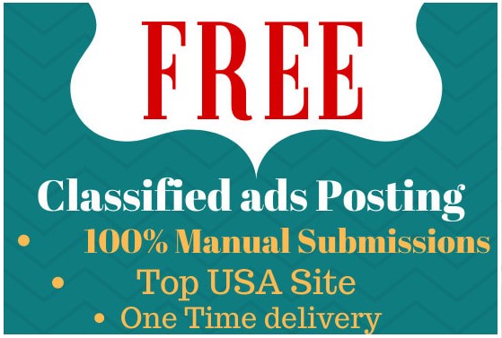 I will post your ads in top classified ads posting si...