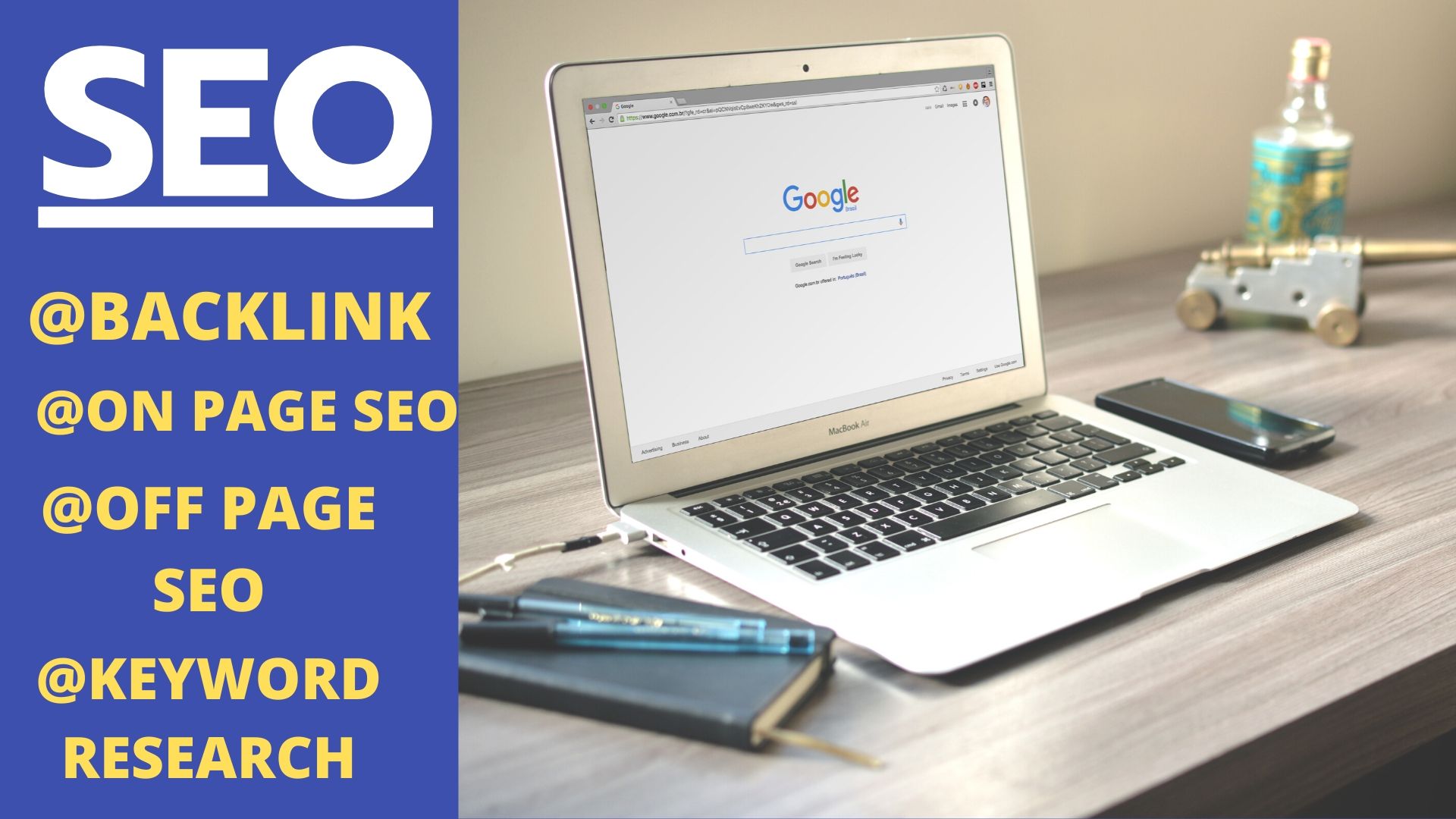 I will do all on page SEO, off page SEO, Backlink a...