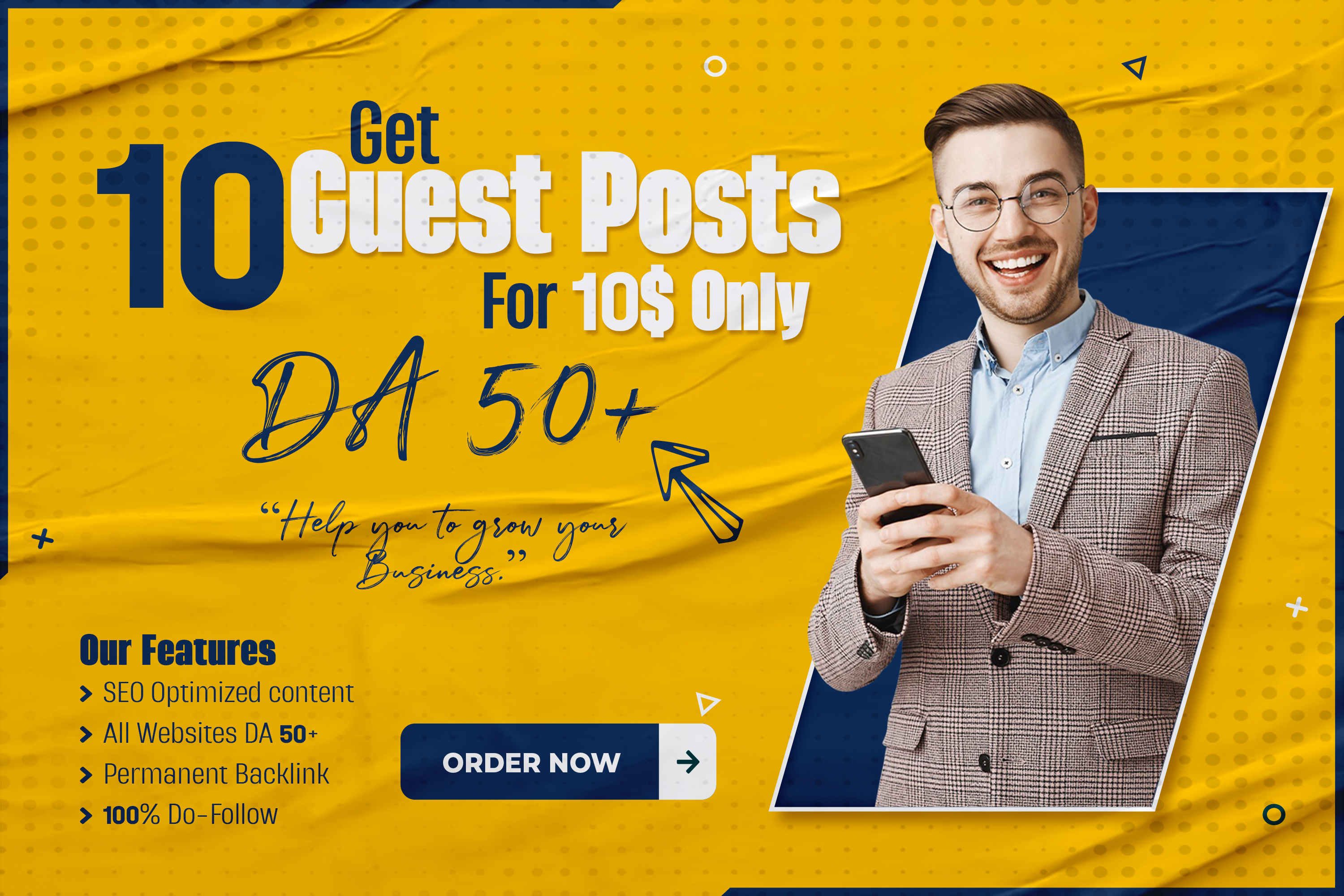 Publish 10 Guest Post On DA 50+ High Authority Websit...
