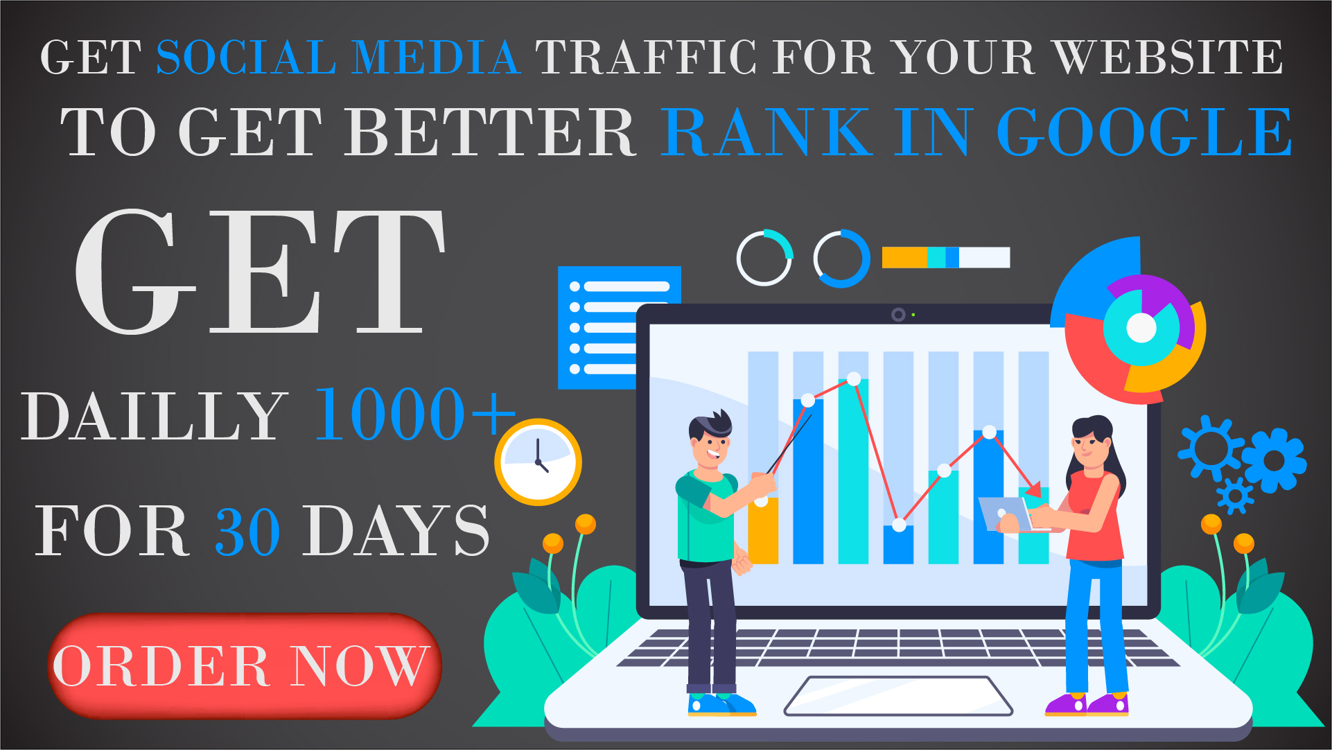 We will Drive Keyword Targeted, Organic/Social UK, ...