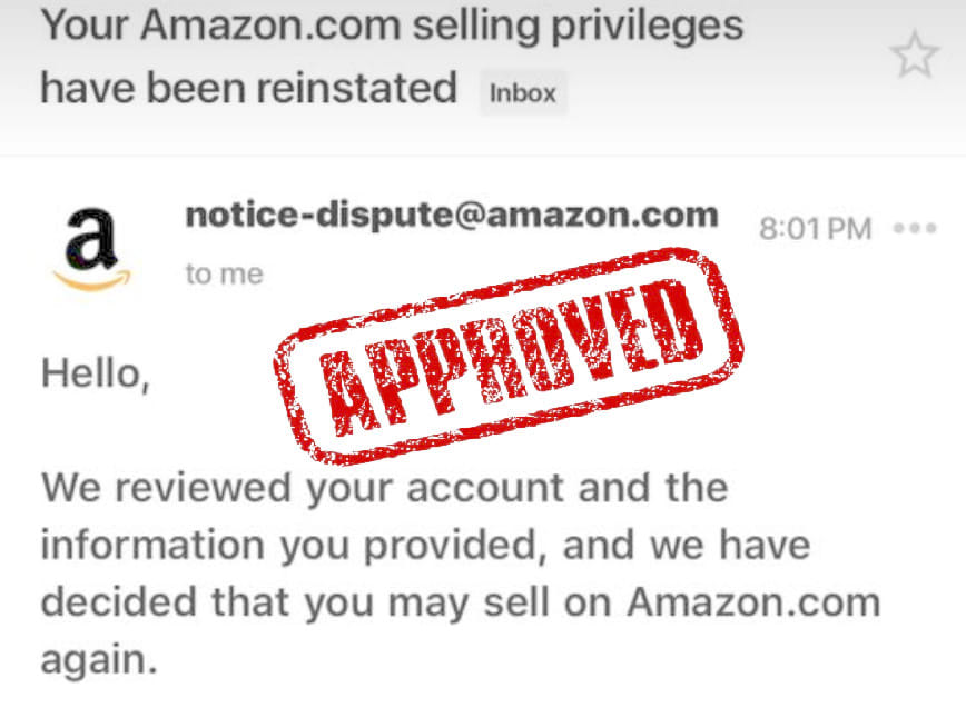 write amazon suspension appeal letter plan of action ...