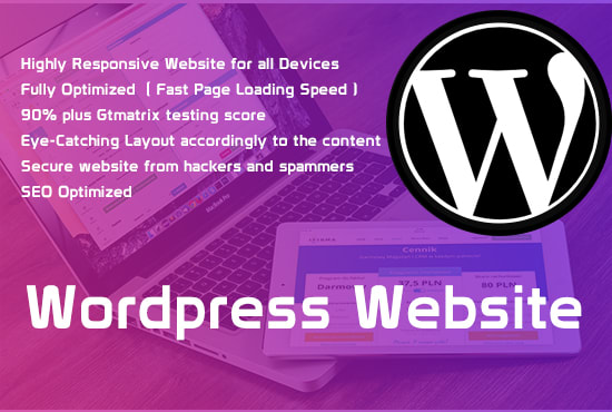 I Will Create your WordPress Website