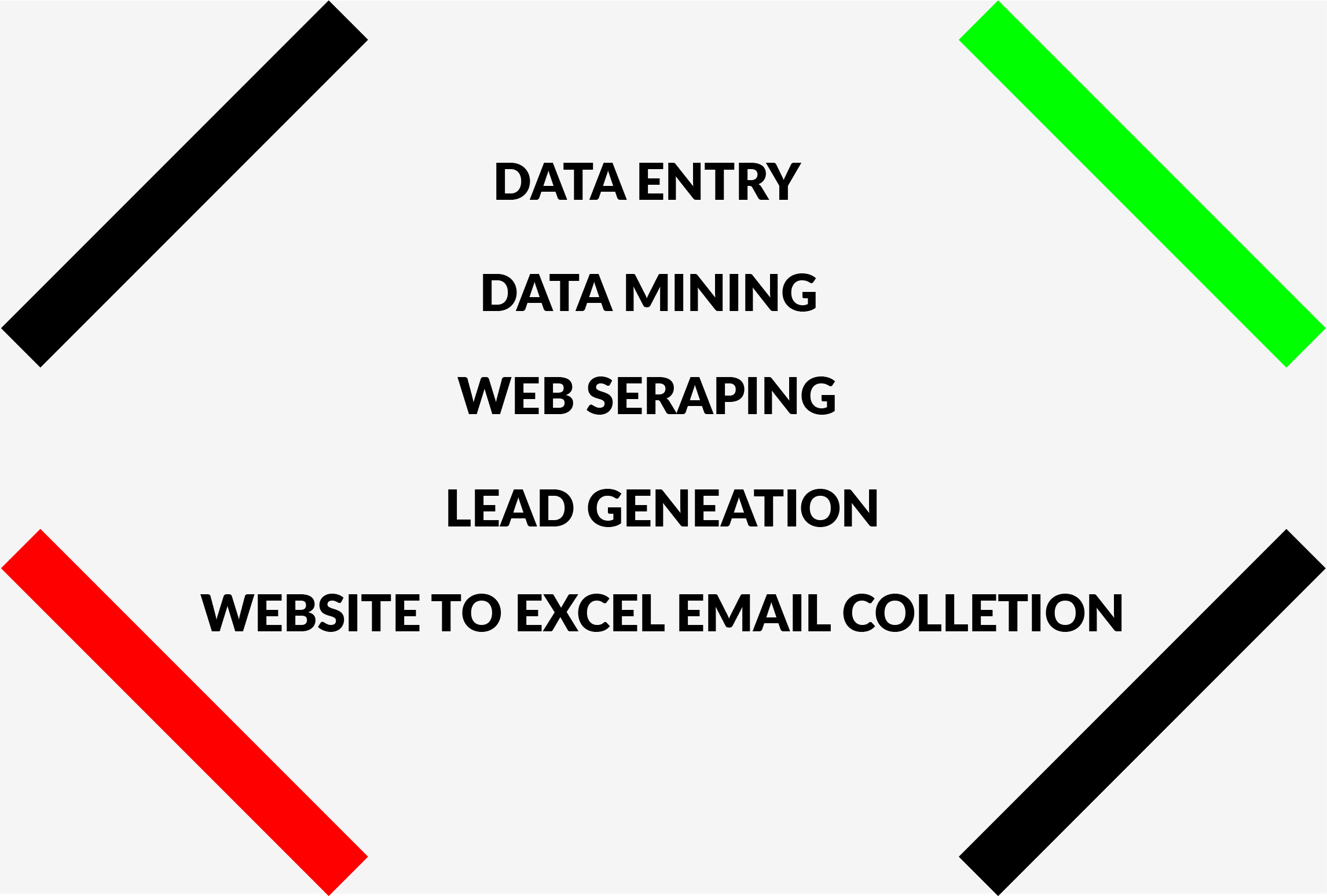 I will do email extraction, data mining, web resear...