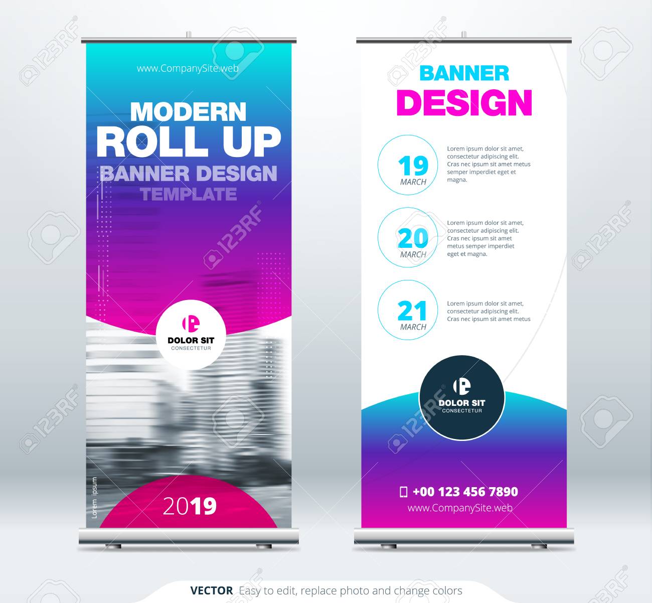 I will create a roll up banners, pull up banners for...