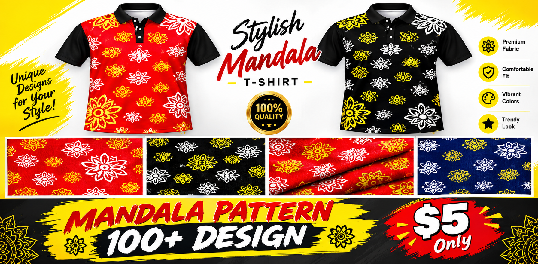 unique amazing seamless patterns Design 12 hours