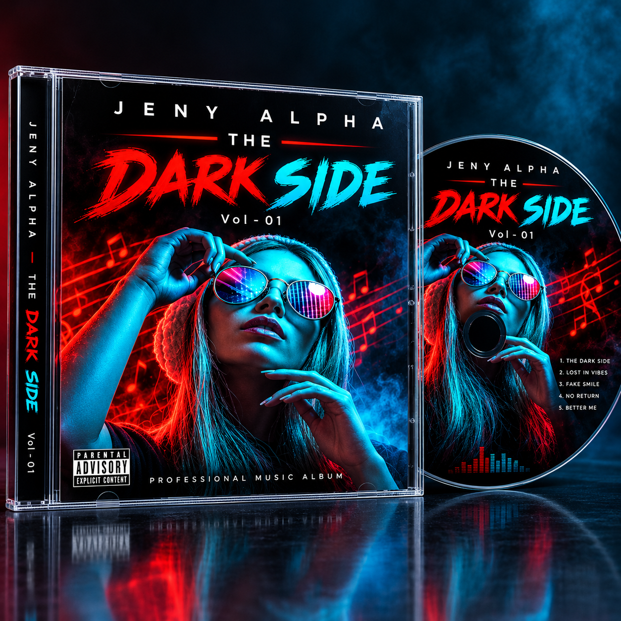 I will Luxury CD album cover Design for you 24 hours