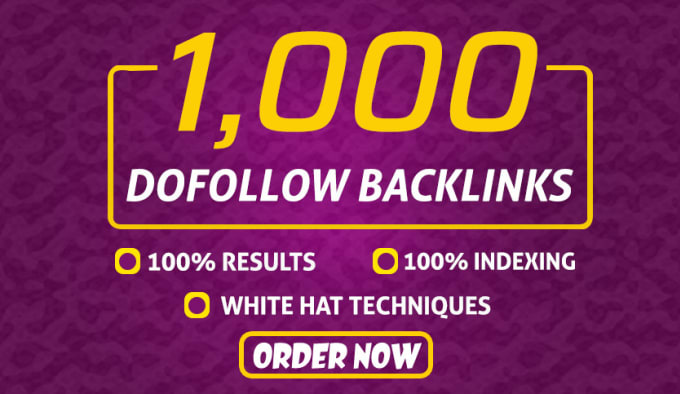 I will provide 1000 Do-follow SEO link building for g...
