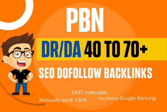 Build 50 High Quality PBN DA 40 to 70+ Backlinks Boos...