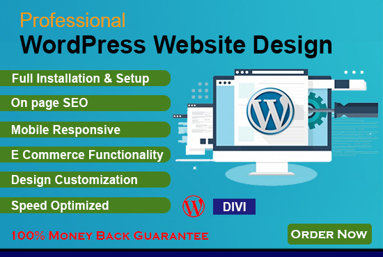 Create, Build or Redesign responsive Wordpress websi...