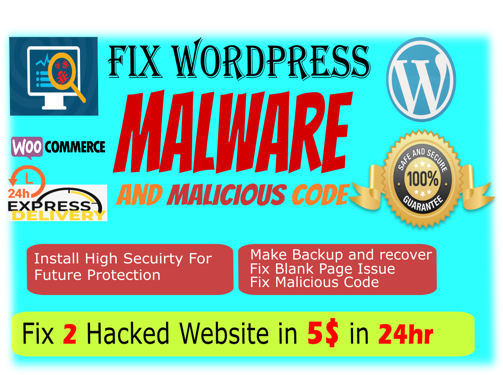 remove wordpress malware and Fix malicious code