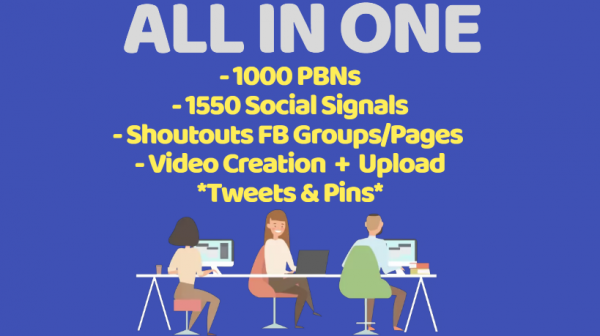 All In One SEO Package - 1000 PARASITE BACKLINKS - 15...