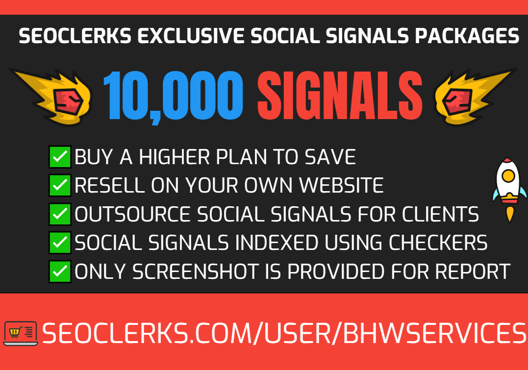 Get 10,000 Social Signals for SEO and Traffic Boost -...