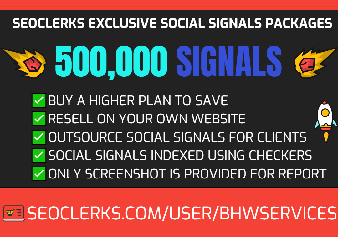 Get 500,000 Social Signals for SEO and Traffic Boost ...