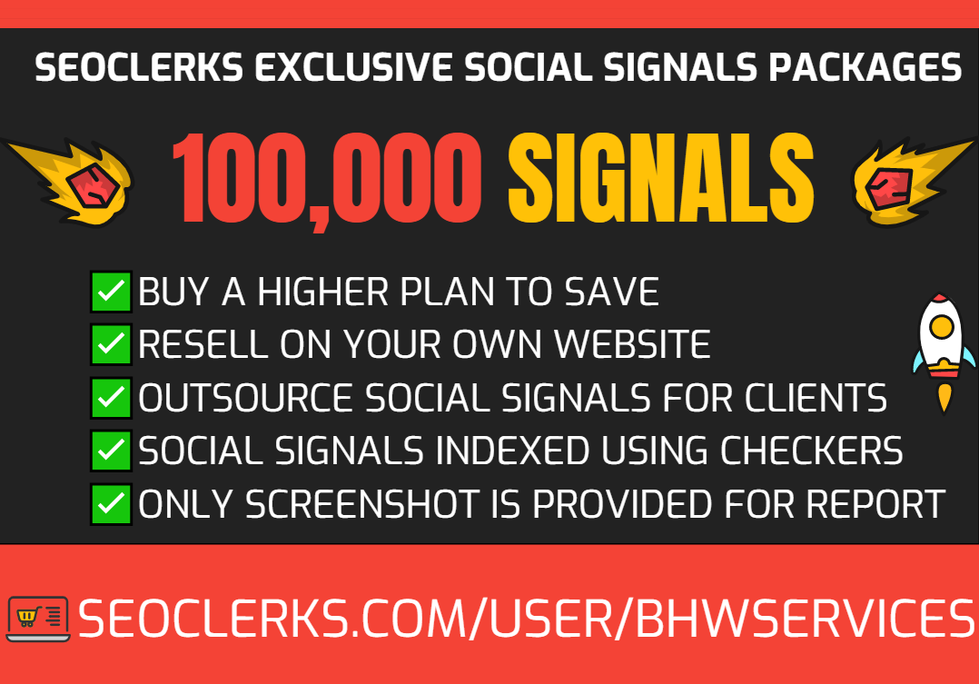 Get 100,000 Social Signals for SEO and Traffic Boost ...