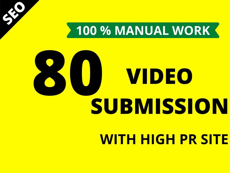 I will manually upload or share your video to top 80 ...
