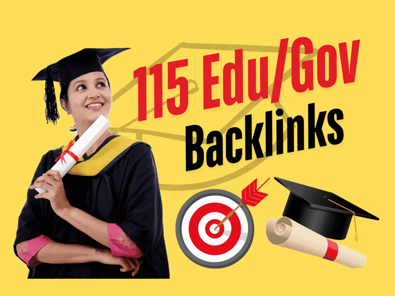 115 EDU/GOV Backlinks + 1,200 Second-Tier Links - Powerful SEO Backlink Package