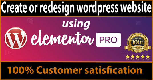 Professionally will design wordpress website using el...