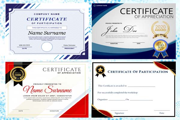 I will design amazing formal, custom certificate