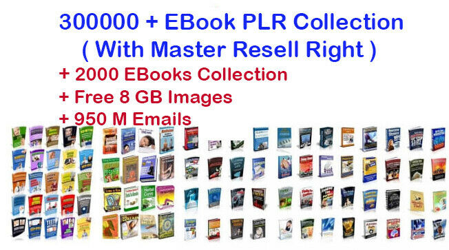 300000+EBooks PLR Articles with MRR+20000 PDF with Bo...