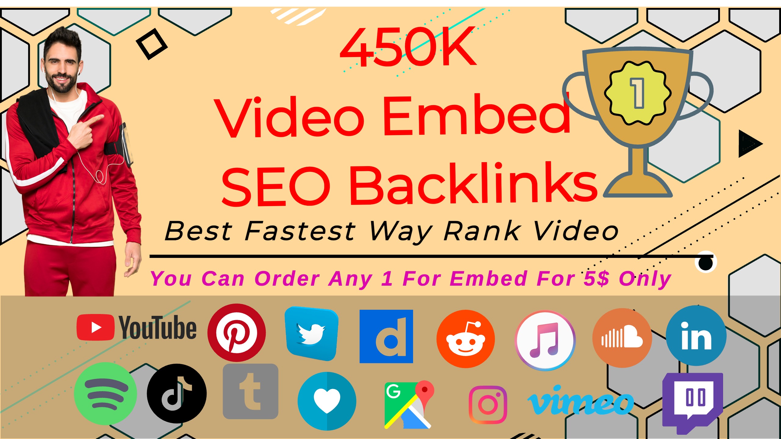 Unlock the Power of 450K Video Embed SEO Backlinks Se...