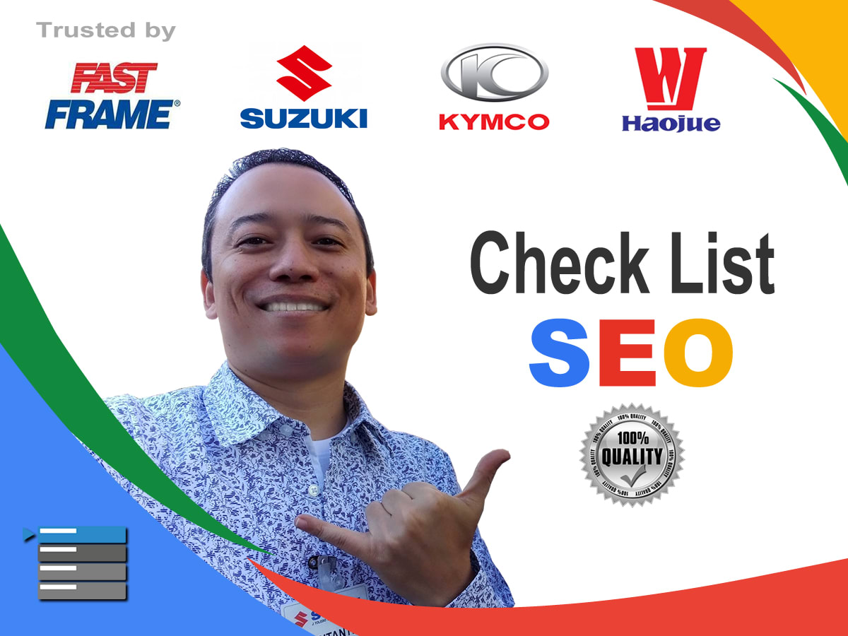 I will make SEO full checklist with 27 items of your ...