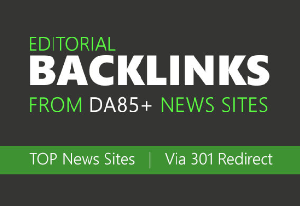 I will build high authority backlinks from top news s...