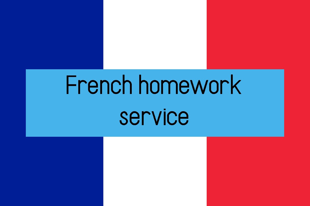 French Homework Service Foreign Language