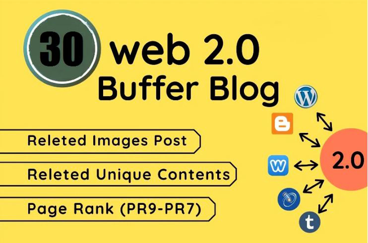 I will make 30 high authority dofollow web 2.0 backli...