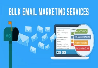 I will send bulk email in inbox and email marketing s...