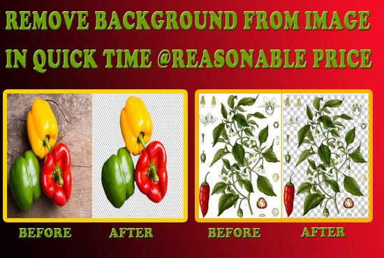 remove background from Image or Logo in quick time at...