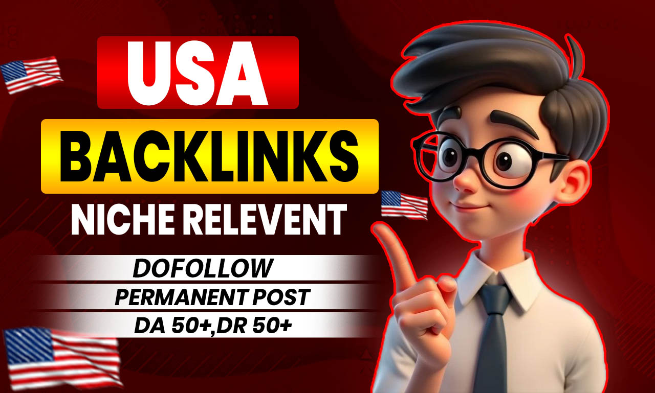 25 USA Backlinks Manually Built on High DR Sites