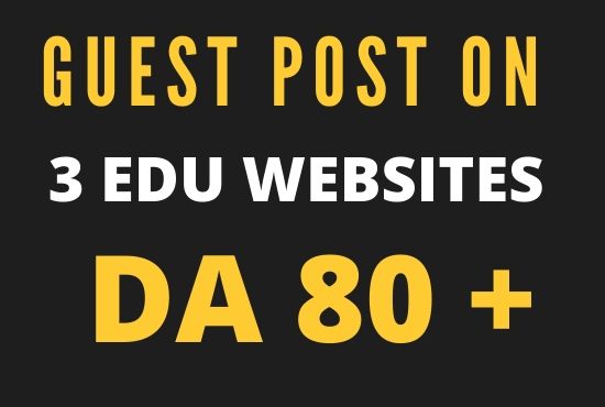 I will write and publish guest post on high authority...