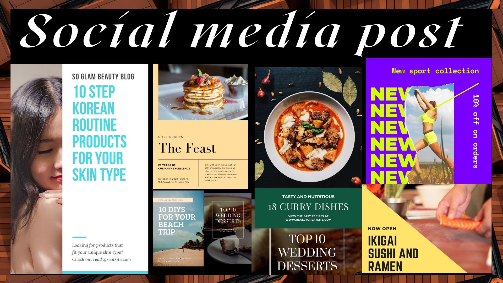 I will design social media post graphics within 24 ho...
