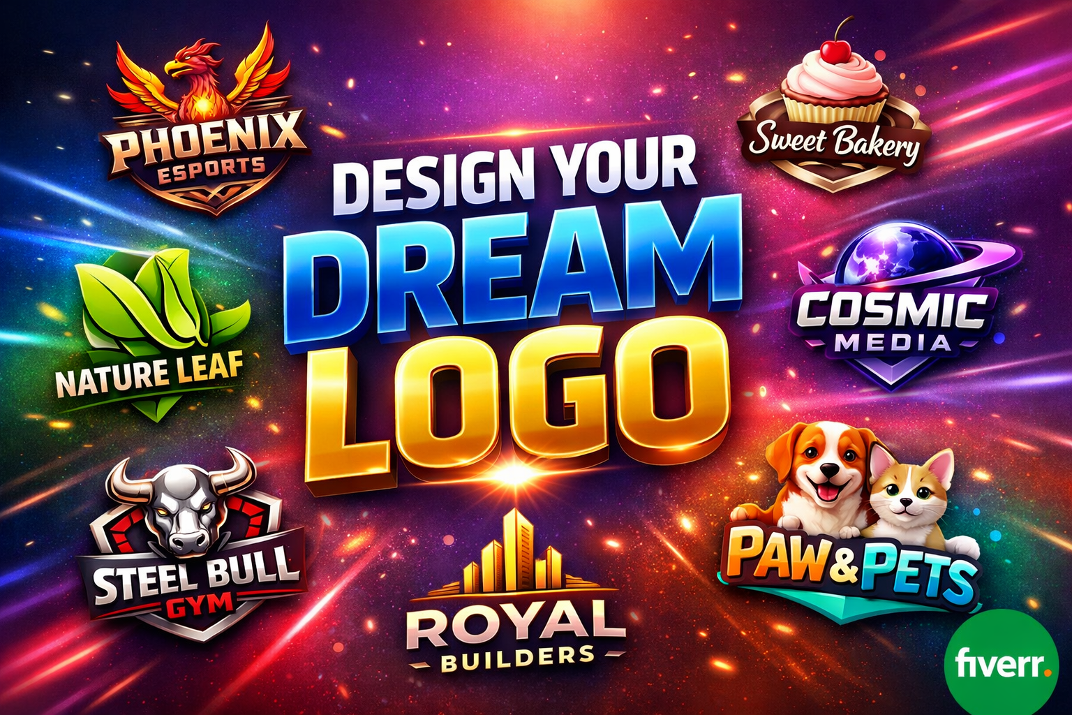 I will design a modern, unique & professional lo...