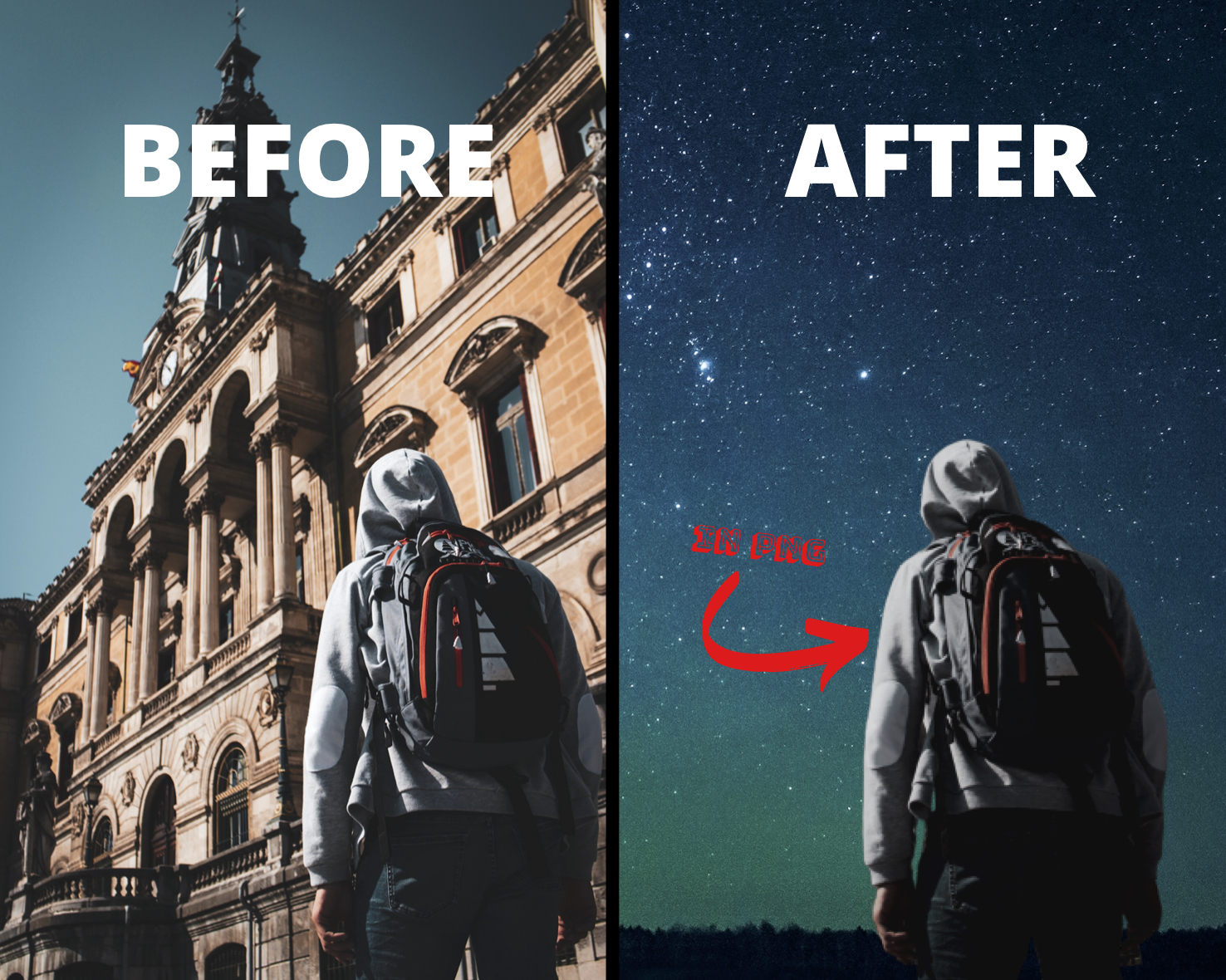 Photoshop editing / Remove or change background for 1...