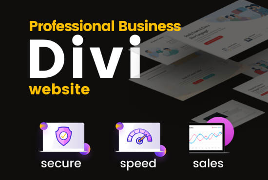 I will make professional responsive divi wordpress we...