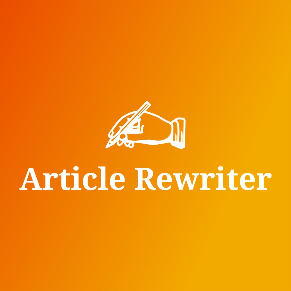 I will manually rewrite your 1000 words article to pa...