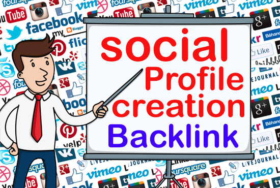I will do Manually build 250 social media profiles cr...