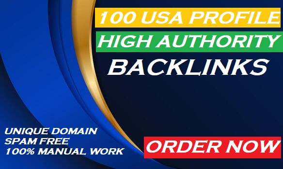 Create Manual 100 USA High Authority Profile Unique D...
