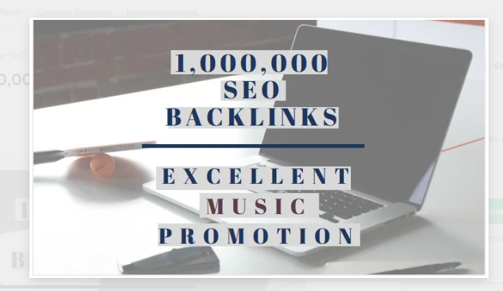I will make 1,000,000 SEO backlinks for music promoti...