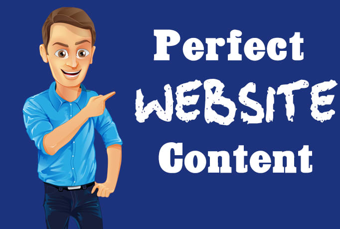 i write a professional website content