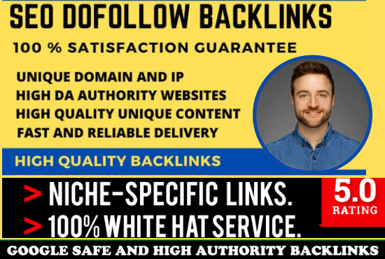 I will create SEO backlinks for high ranking, traffi...