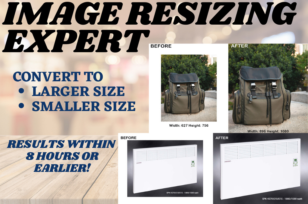 Resize images without losing quality 10 images per or...
