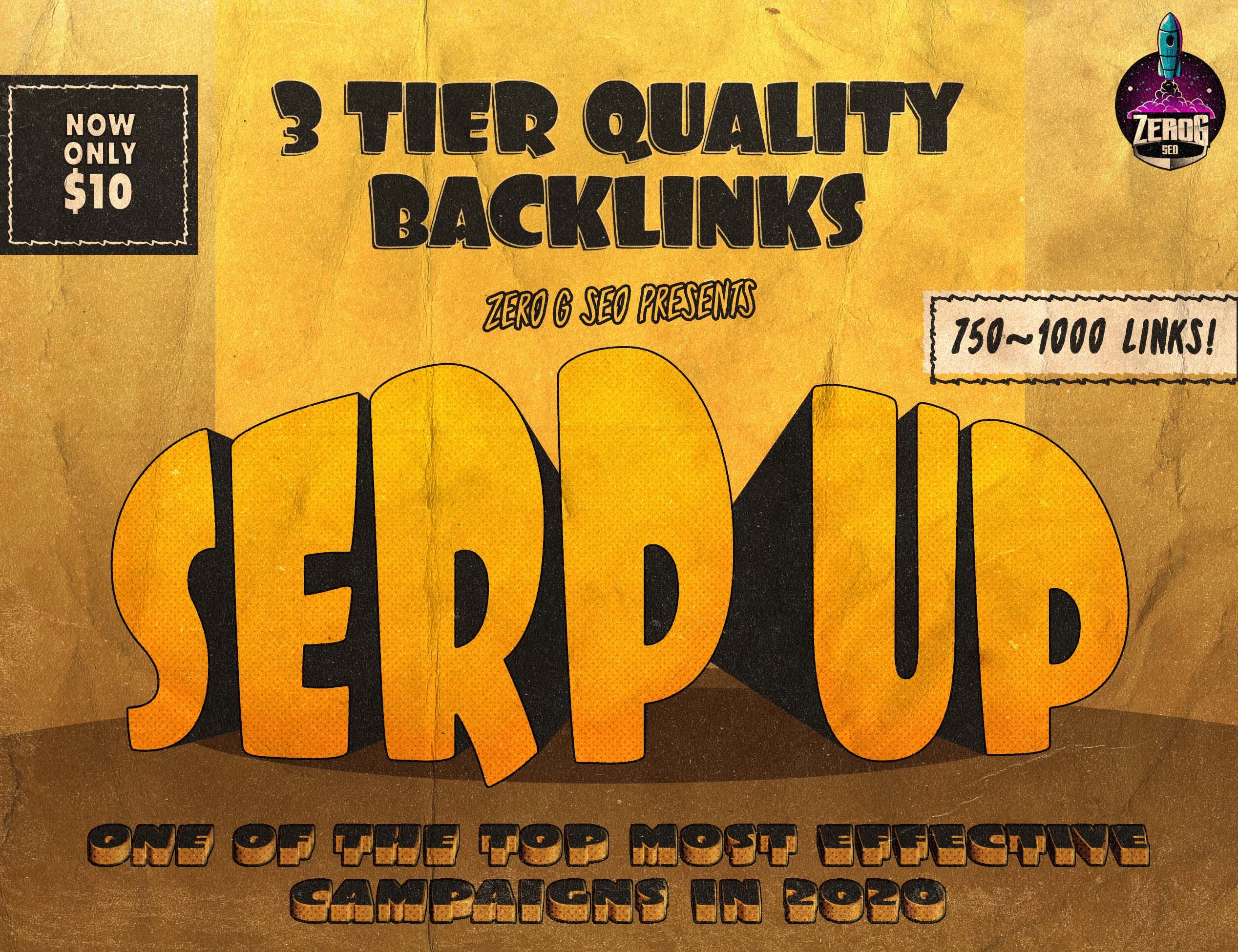 SERP UP Campaign 400 High DA 30+ With 1200 Total Link...
