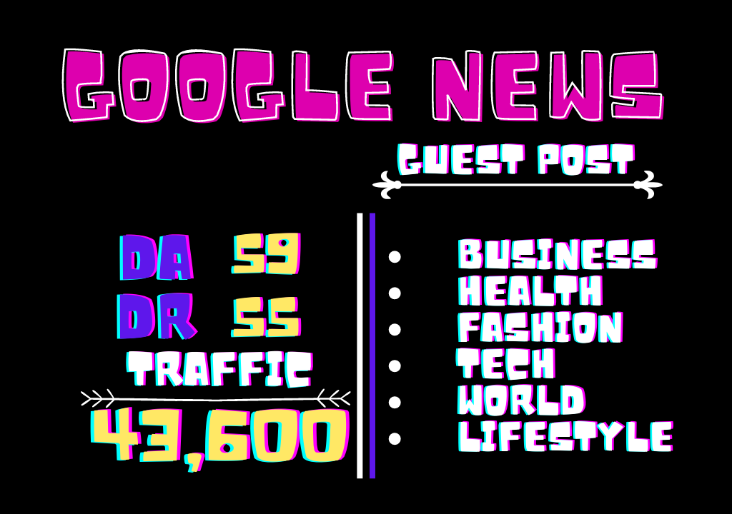 Get Guest Post On My DA 60 Google News Approved Site ...