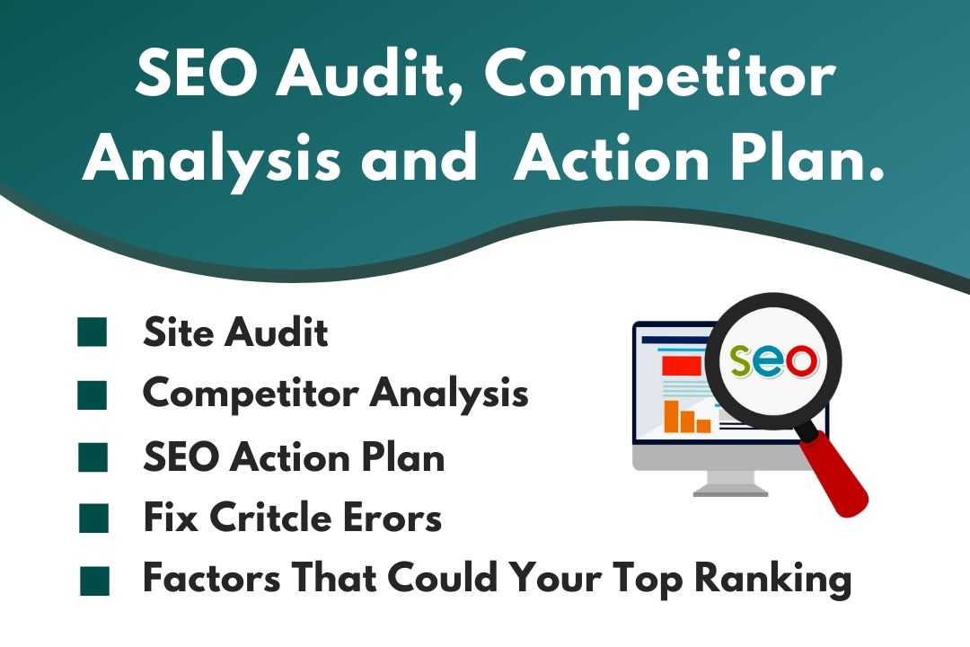 Provide SEO audit, competitor analysis and complete a...