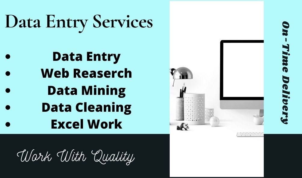 I Will Do Perfect Data Entry, Data Mining and Web Re...