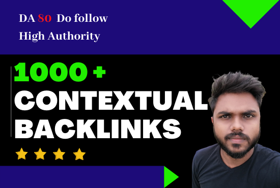 DA 70+ high quality contextual backlinks rank your we...